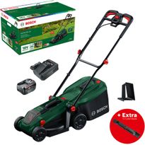 Akkuruohonleikkuri Bosch Rotak 18V-32 Set, 18V, 4.0Ah akulla + varaterä