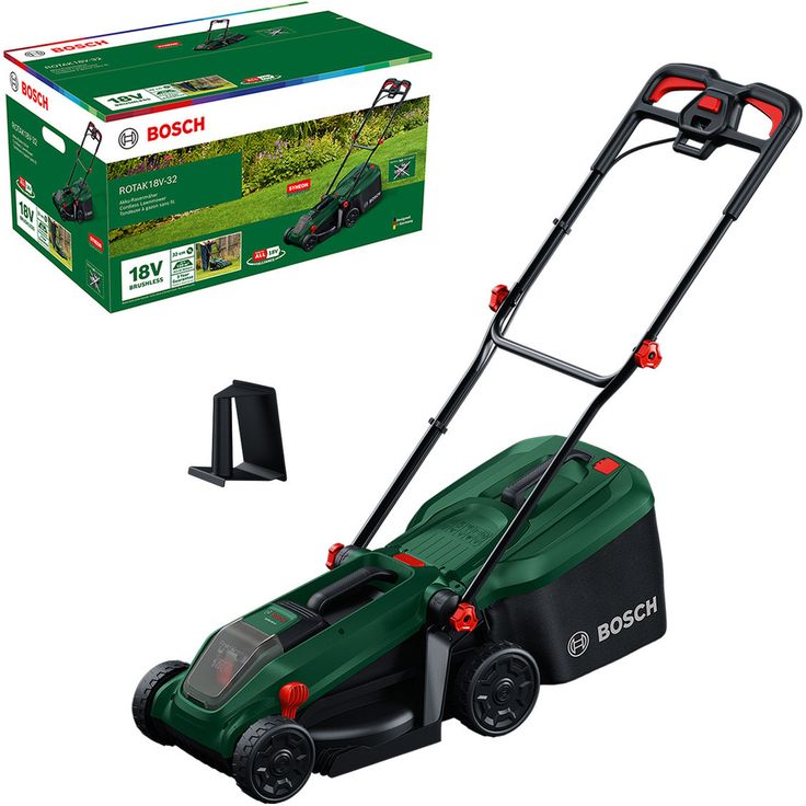Akkuruohonleikkuri Bosch Rotak 18V-32 Solo, 18V, ilman akkua