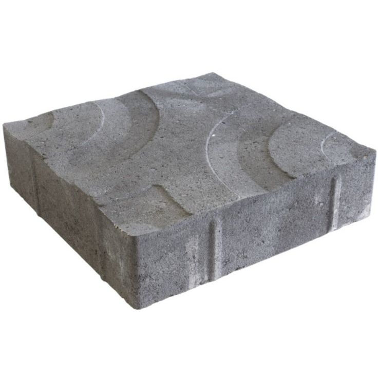Betonilaatta Rudus Riimulaatta, 298x298x80mm, musta