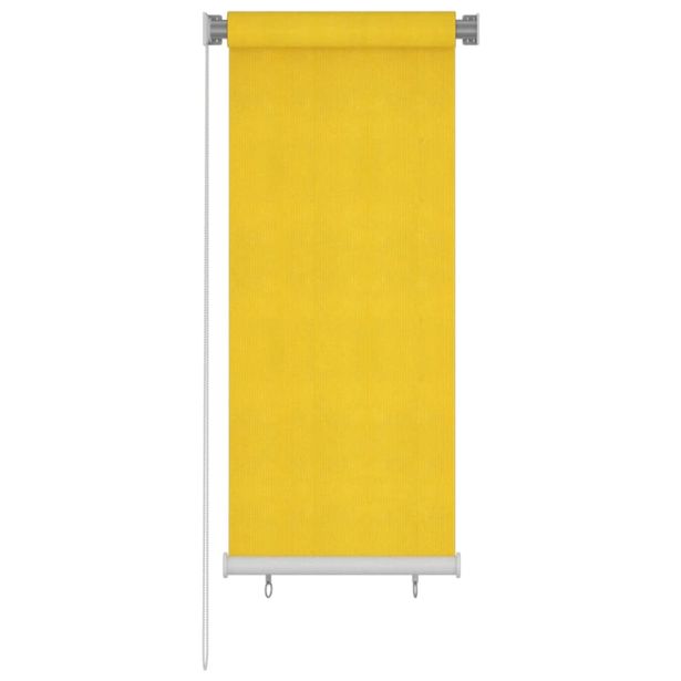 Rullaverho ulkotiloihin 60x140 cm HDPE keltainen