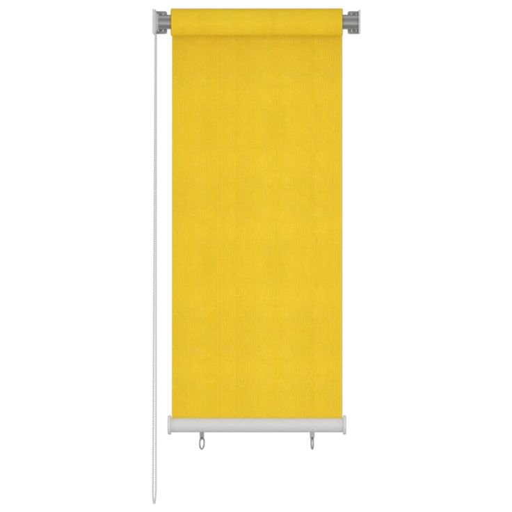 Rullaverho ulkotiloihin 60x140 cm HDPE keltainen