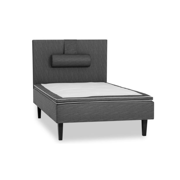 Runkopatjasänky Ystad Basic, 120x200cm, polyeetteri, harmaa (77993)
