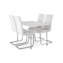 Ruokailuryhmä Kranstull, 120cm, 4 tuolia, eri tuoli-/värivaihtoehtoja (RR120)