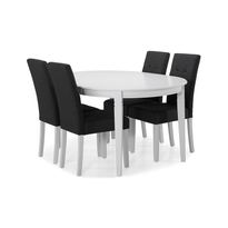 Ruokailuryhmä Lowisa, 4 tuolia, eri tuoli-/värivaihtoehtoja (OWRR4)