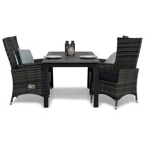 Ruokailuryhmä Monaco, 152-210cm, 4/6 säädettävää Jenny-nojatuolia, eri tuoli-/värivaihtoehtoja (52210)