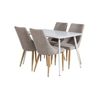 Ruokailuryhmä Yegua, 120cm, 4 Vemund tuolia (69906)