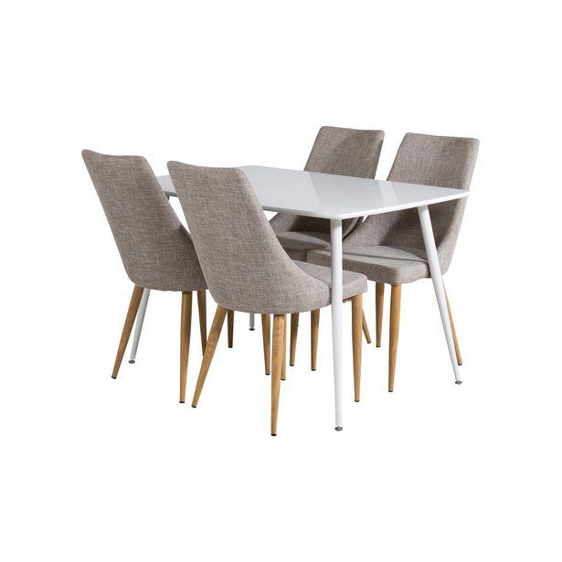 Ruokailuryhmä Yegua, 120cm, 4 Vemund tuolia (69906)