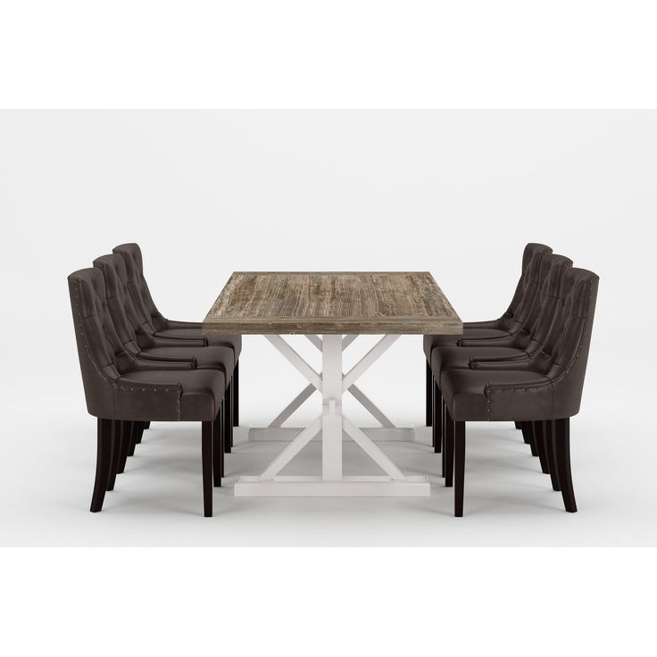 Ruokailuryhmä Yorkshire Premium, 200-290cm, 6 tuolia, eri tuoli-/värivaihtoehtoja (29RR6)