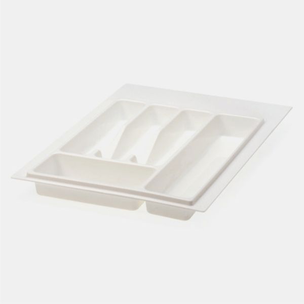 Ruokailuvälinelaatikko Grip XP, M50, pysty, valkoinen