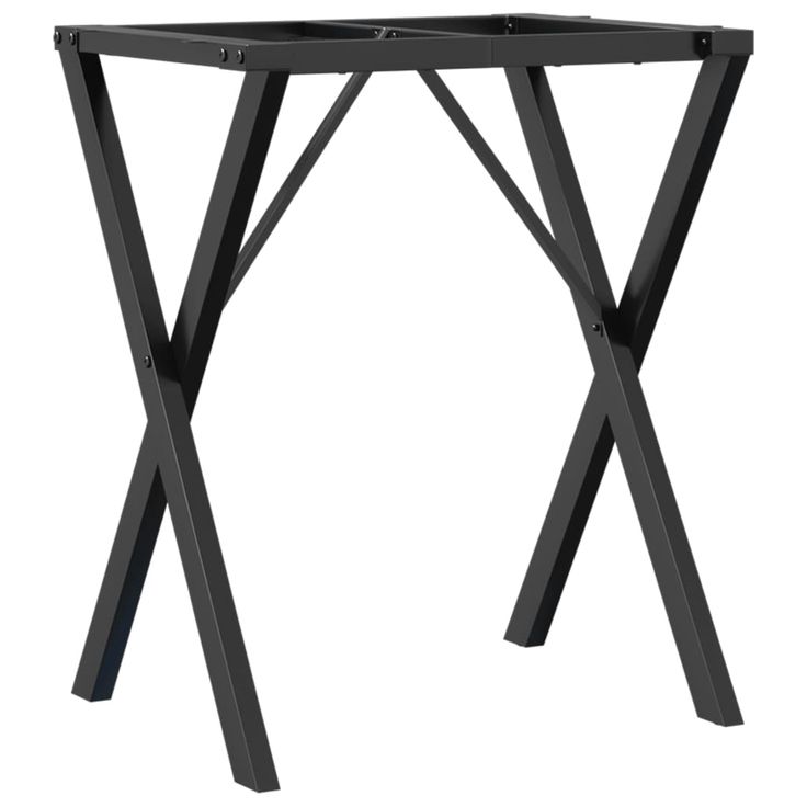 Ruokapöydän jalat X-muoto 60x50x73 cm valurauta (57905)