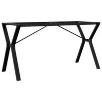 Ruokapöydän jalat Y-muoto 140x60x73 cm valurauta (57935)
