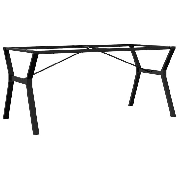 Ruokapöydän jalat Y-muoto 160x80x73 cm valurauta (57936)