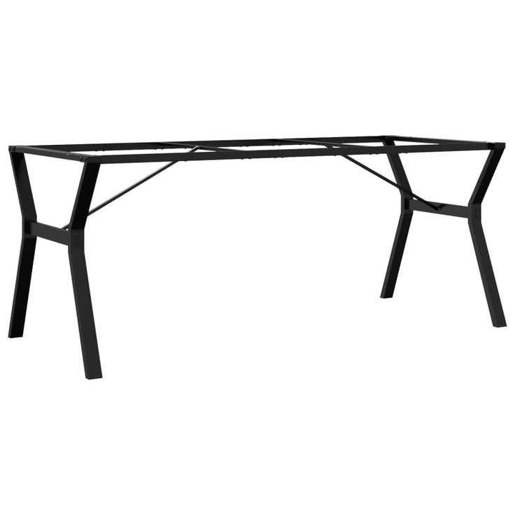 Ruokapöydän jalat Y-muoto 180x80x73 cm valurauta (57937)