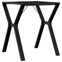 Ruokapöydän jalat Y-muoto 60x60x73 cm valurauta (57931)