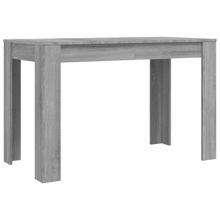 Ruokapöytä harmaa Sonoma 120x60x76 cm tekninen puu (38190)