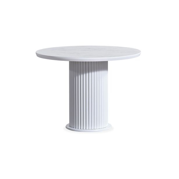 Ruokapöytä Linento Furniture Aqua, valkoinen