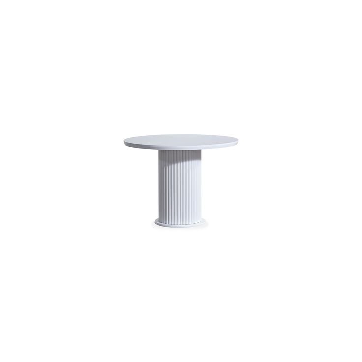 Ruokapöytä Linento Furniture Silva, valkoinen