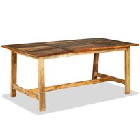 Ruokapöytä 180x90x76cm, puujaloilla, eri materiaaleja
