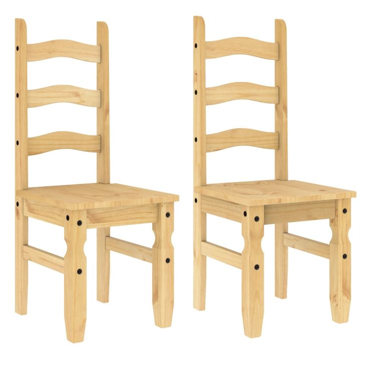 Ruokatuolit 2 kpl Corona 42x47x107 cm täysi mänty (05723)