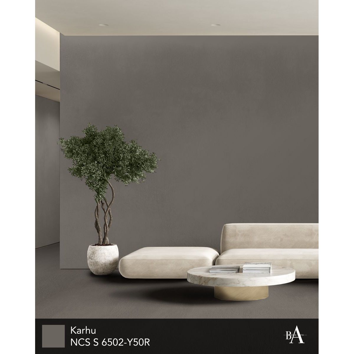 Hartsipinnoite Belle Arti Rustico, 9m², Karhu, kylmä ruskea