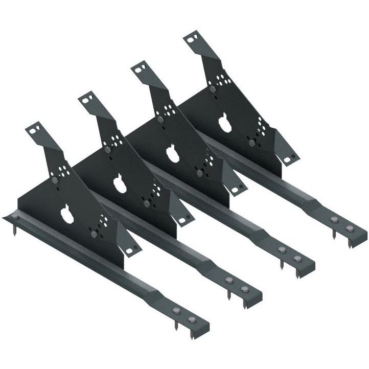 Kattosillan asennussarja Ruukki, tiilikatoille, RR23 tummanharmaa