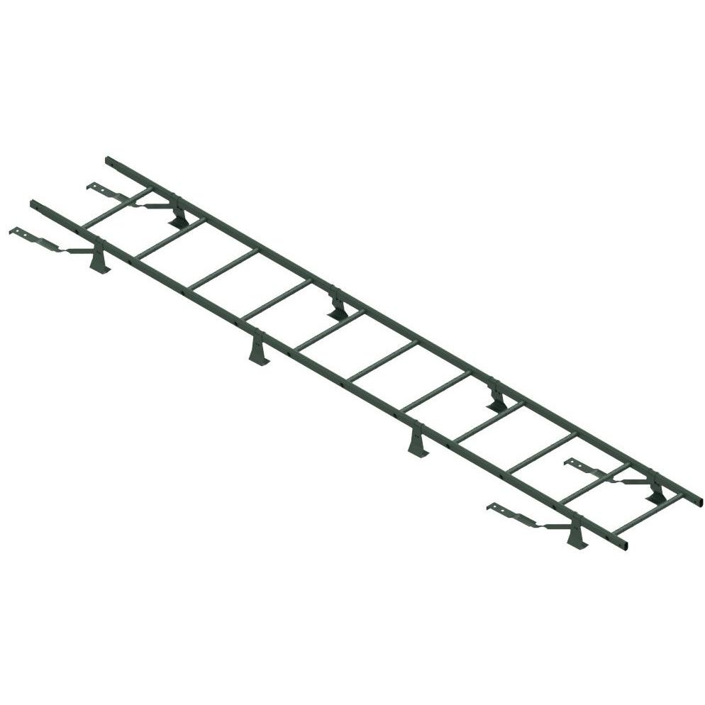 Lapetikas Ruukki SafeGrip tiilikatoille + asennussarja, 2.1m, RR11 havunvihreä