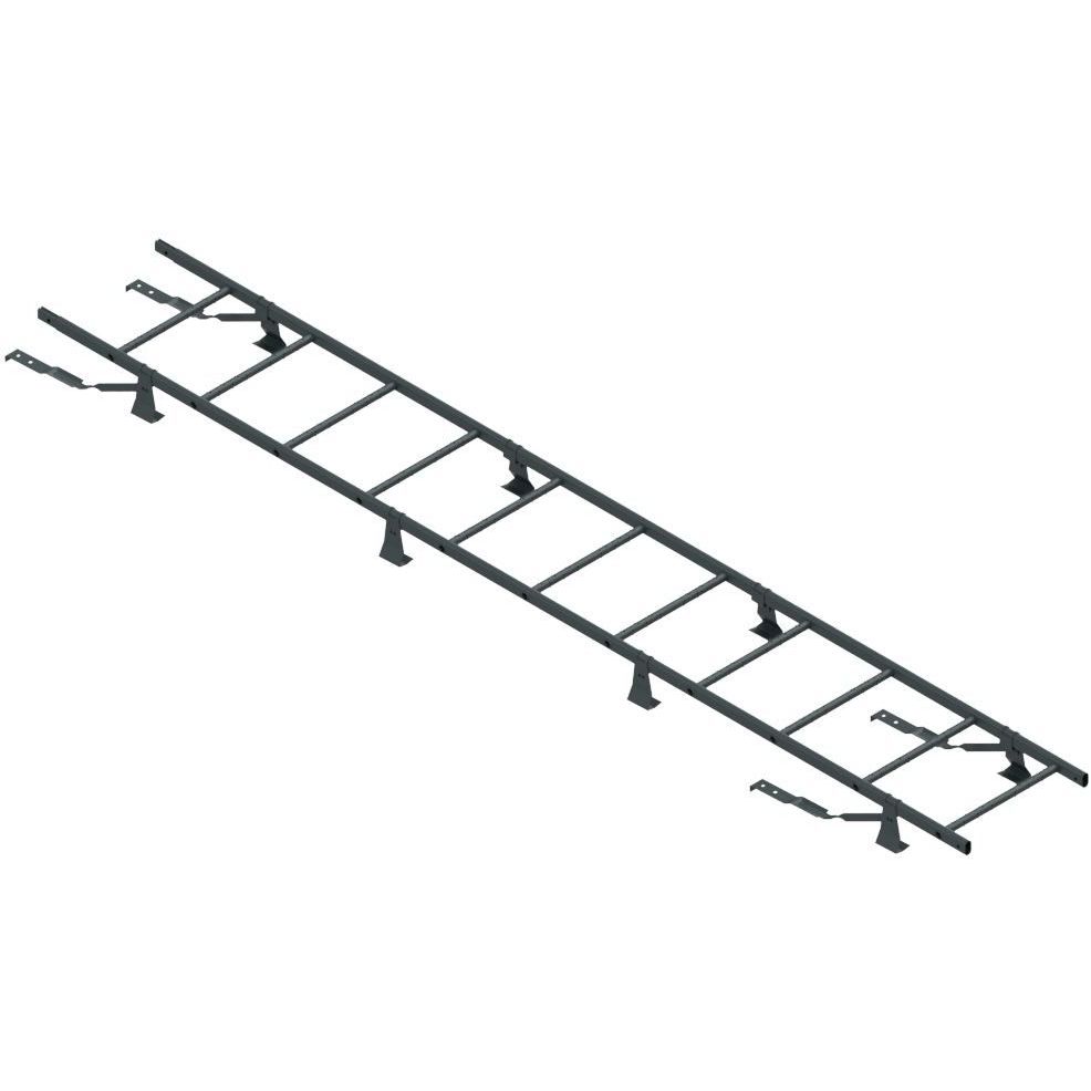 Lapetikas Ruukki SafeGrip tiilikatoille + asennussarja, 2.1m, RR23 tummanharmaa