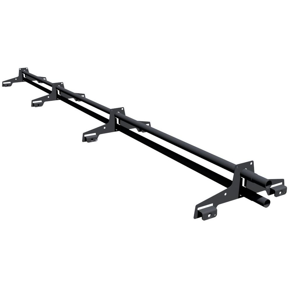 Lumiestepaketti Ruukki, sopii kaikille saumakatteille, 3m, 2 lumiesteputkea + UniSeam asennussarja, RR2H3 antrasiitti