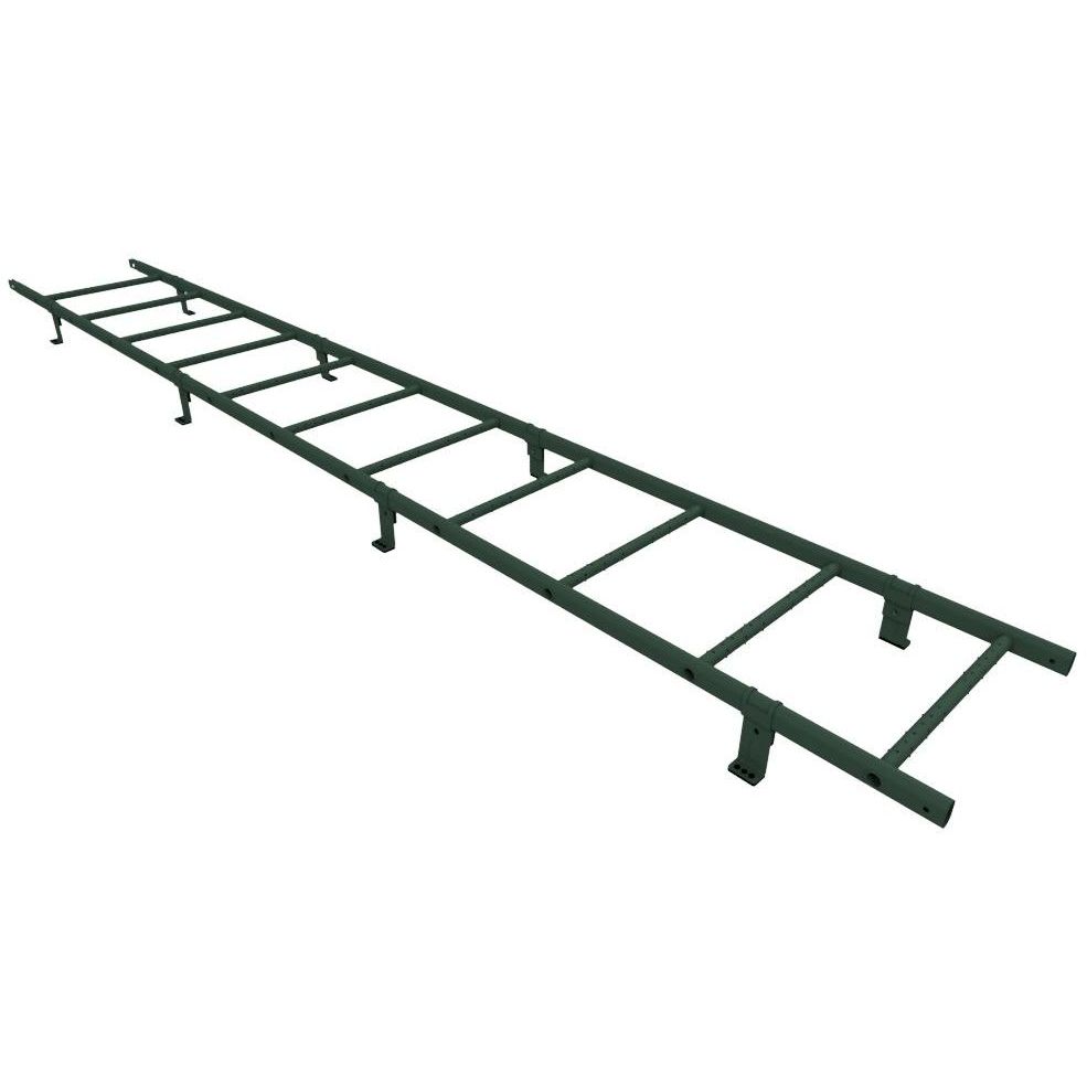 Lapetikas Ruukki SafeGrip teräskatoille + asennussarja, 6.6m, RR11 havunvihreä