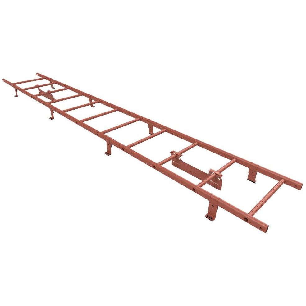 Lapetikas Ruukki SafeGrip, Classic, Nordic ja konesaumakatoille + UniSeam asennussarja, 6.0m, RR750 tiilenpunainen