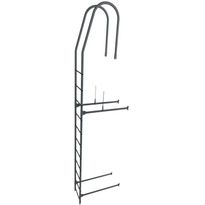 Nousutikas Ruukki SafeGrip + asennussarja, 5.4m, RR23 tummanharmaa, Verkkokaupan poistotuote