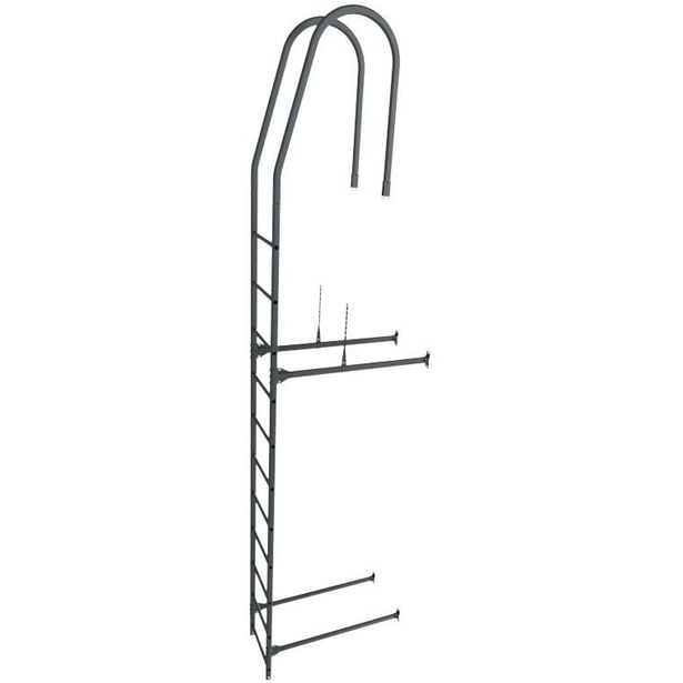 Nousutikas Ruukki SafeGrip + asennussarja, 5.4m, RR23 tummanharmaa