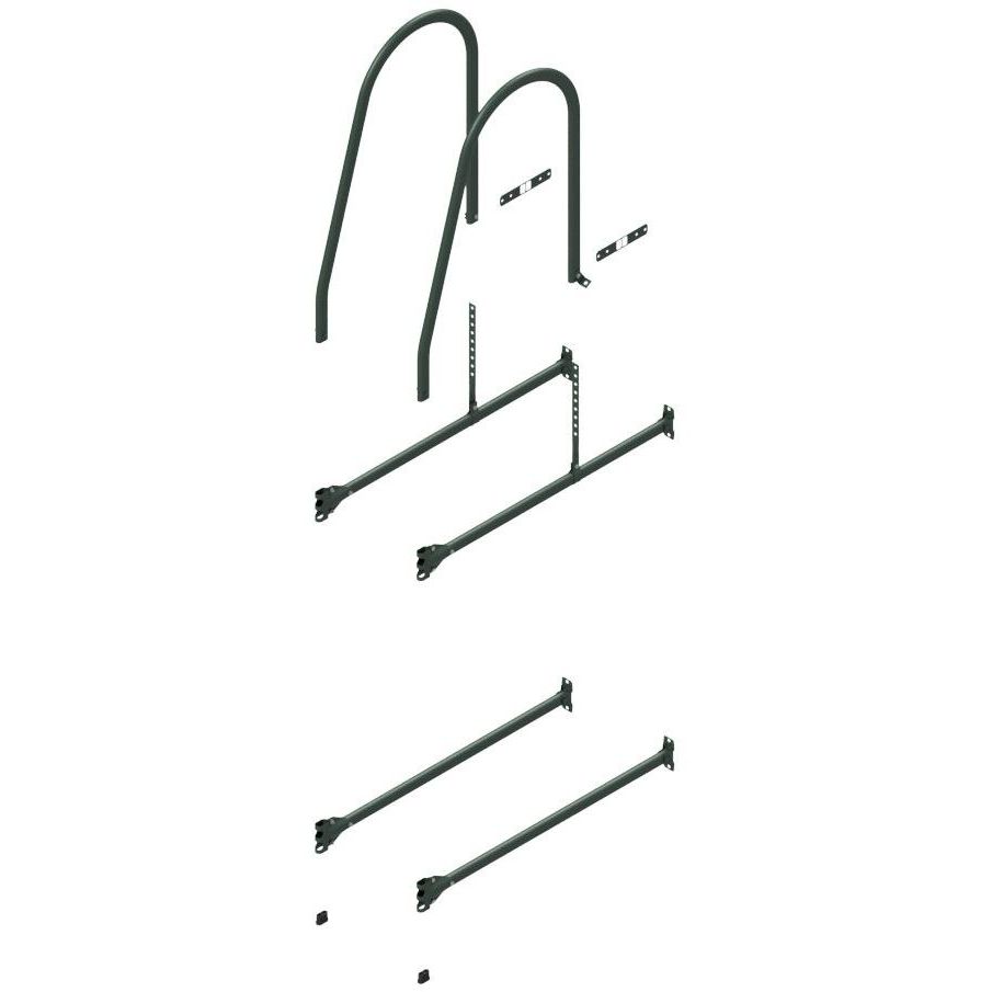 Seinätikkaan asennussarja Ruukki, RR11 havunvihreä