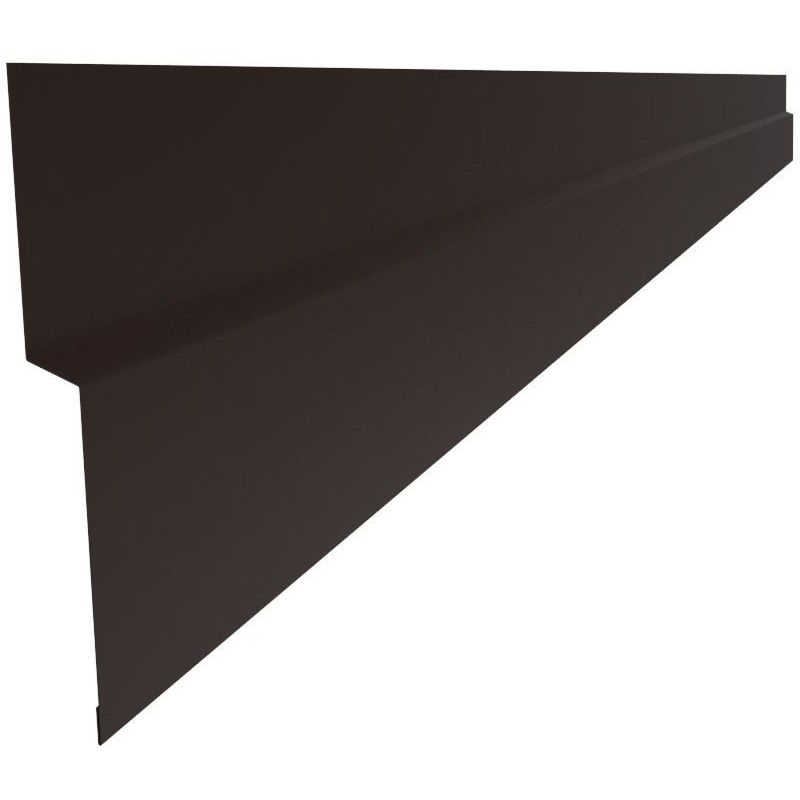 Tasakertalista Ruukki S18- ja T20-seinäpelleille, polyesteri, 3m, RR32 tummanruskea