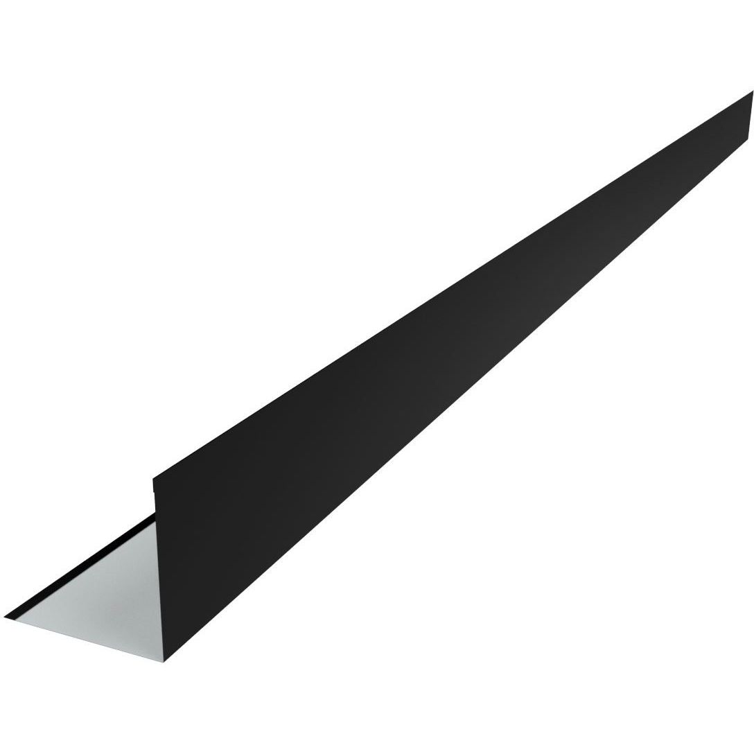 Ulkonurkkalista Ruukki seinäpelleille, Pural BT matta, 145x145mm, 3m, RR33 musta