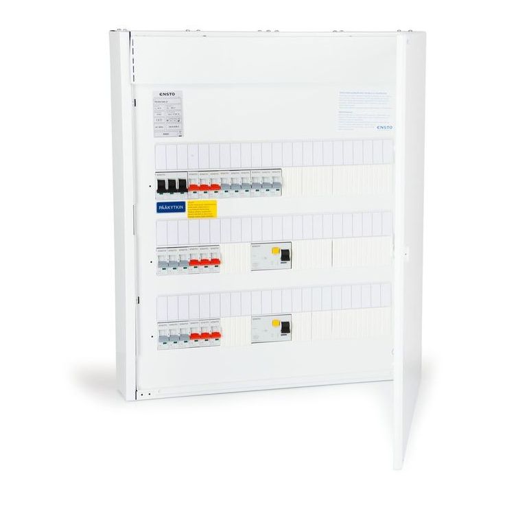 Ryhmäkeskus Ensto Waltteri PESSV345.21, 2xVVS, 9x10A, 12x16A, 50A, pinta-/uppoasennukseen