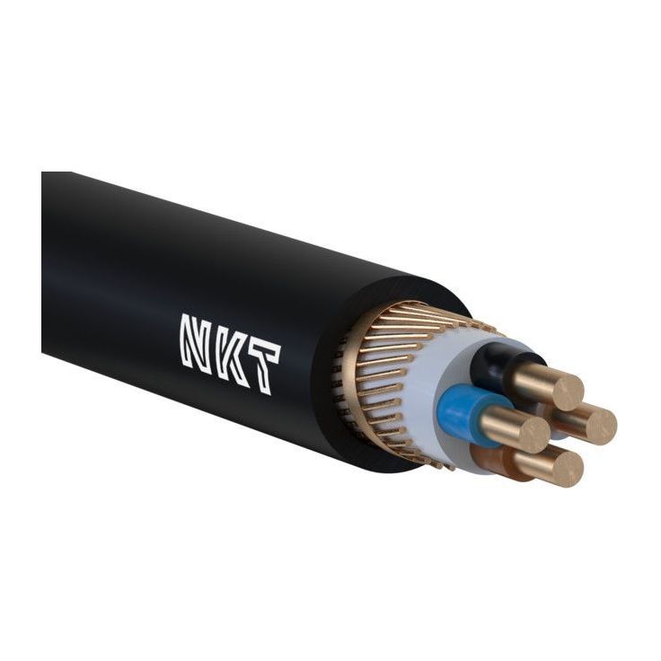 Kuparivoimakaapeli NKT XCMK-HF 4X1,5/1,5 RE Dca R50