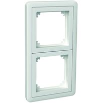 Kehys adapterilla Schneider Electric Exxact Combi, 2-osainen, valkoinen