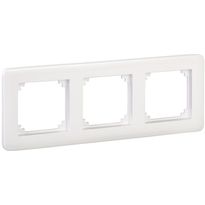 Kehys Schneider Electric Exxact, 3-osainen, muokattava, valkoinen