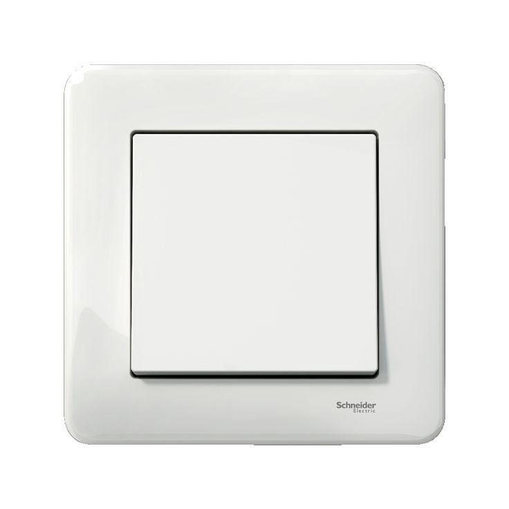 6-vipupainike Schneider Electric Exxact DIY, ruuviliitos, valkoinen