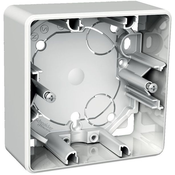 Pintakehys Schneider Electric Exxact, 1-osainen, 35mm, IP20, valkoinen