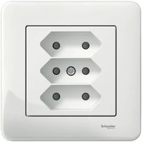 Europistorasia Schneider Electric Exxact, 3-osainen, ruuviliitos, valkoinen