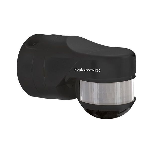 Liiketunnistin Luxomat RC-plus next N 230, IP54, musta
