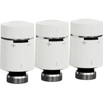 Patteritermostaatti Schneider Electric Wiser iTRV, laajennuspakkasu, 3kpl/pkt, Verkkokaupan poistotuote
