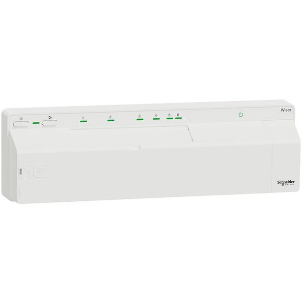 Lattialämmitysohjain Schneider Electric Wiser, Zigbee, 230V AC, lämmitys jäähdytys