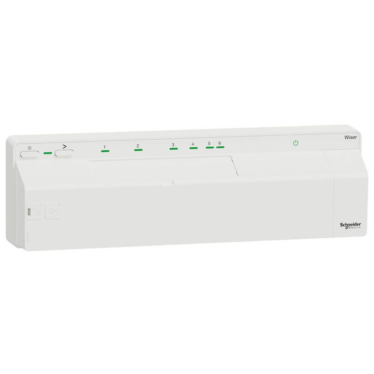 Lattialämmitysohjain Schneider Electric Wiser, Zigbee, 230V AC, lämmitys jäähdytys