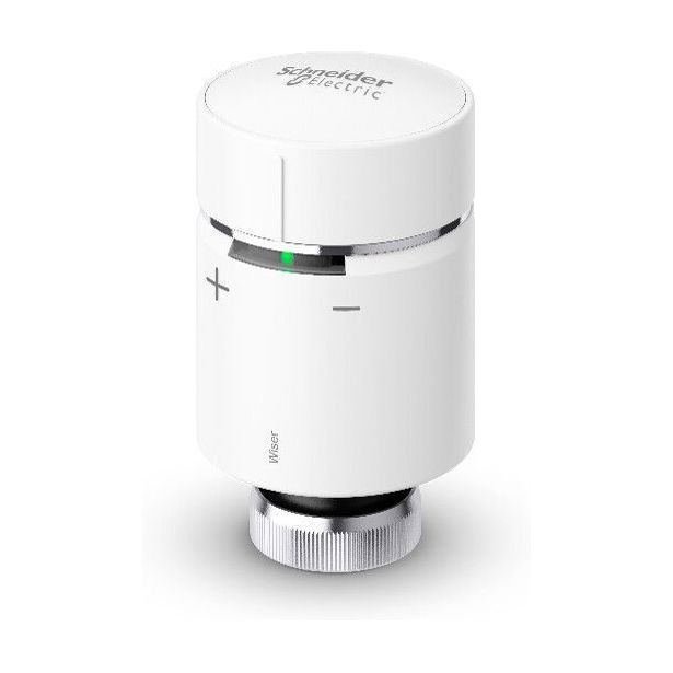 Patteritermostaatti Schneider Electric Wiser iTRV, valkoinen
