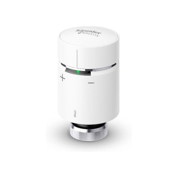 Patteritermostaatti Schneider Electric Wiser iTRV, valkoinen