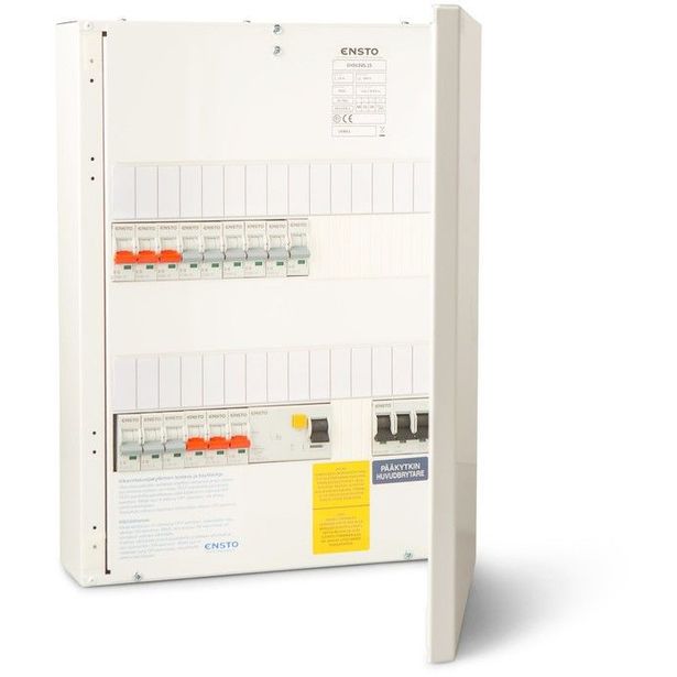 Ryhmäkeskus Ensto Pikku-Waltteri IP20C EHSV245.15, 15 ryhmää, johdonsuojakatkaisija, vikavirtajohdonsuojakytkin, Verkkokaupan poistotuote