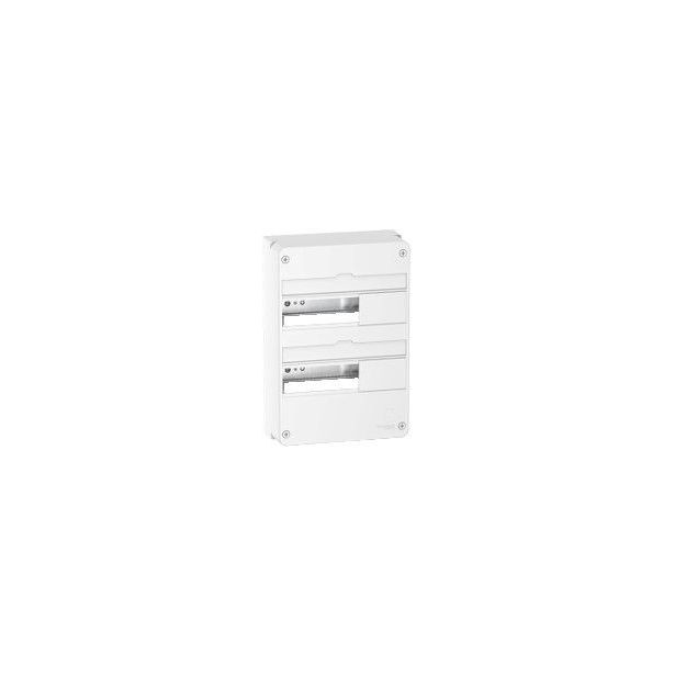 Asennuskotelo Schneider Electric Resi9, 2 riviä 26 mod, pinta-asennus